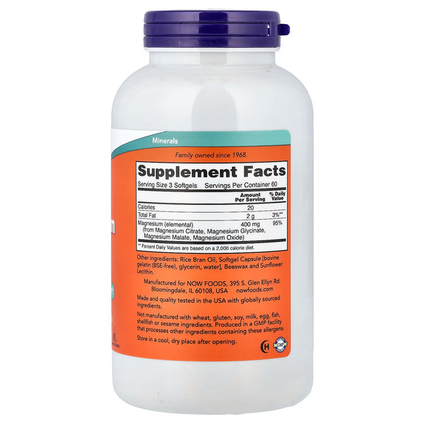 Magnesium Citrate Softgels - 90 softgels