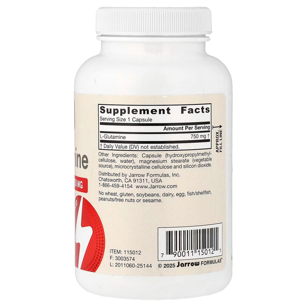 L-Glutamine, 750mg - 120 vcaps