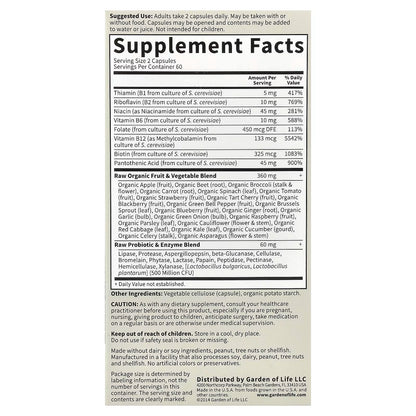 Vitamin Code Raw B-Complex - 60 vegan caps