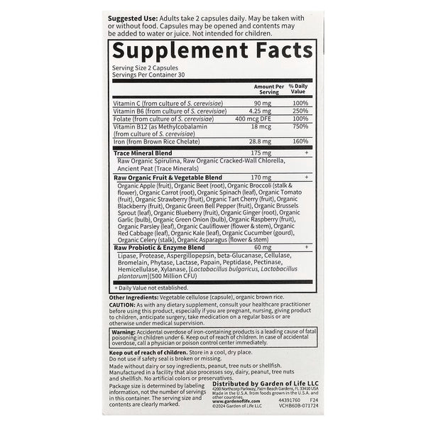 Vitamin Code Healthy Blood - 60 vegan caps