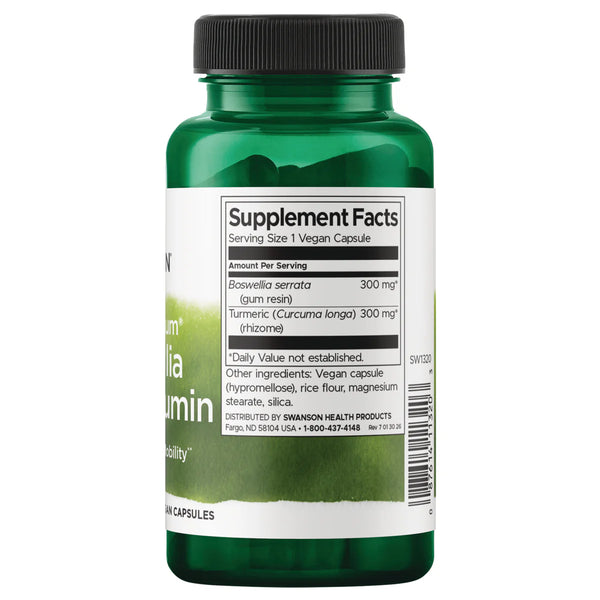 Full Spectrum Boswellia and Curcumin, 300mg - 60 caps