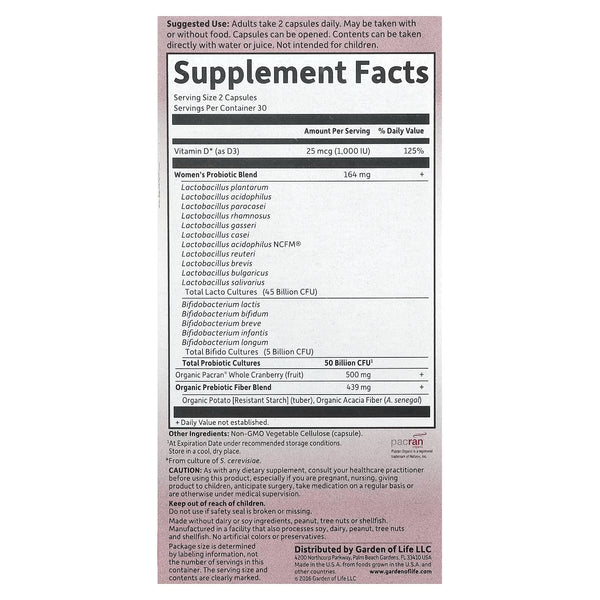 Dr. Formulated Probiotics Urinary Tract+ - 60 vcaps