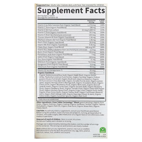 Mykind Men's Multi - 60 vegan tablets