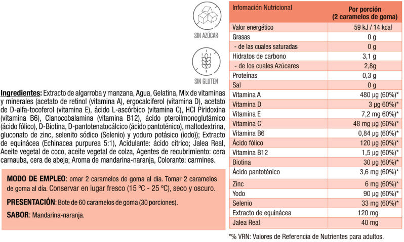 Immune Up · Naranja — 60 gominolas