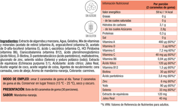Immune Up · Naranja — 60 gominolas