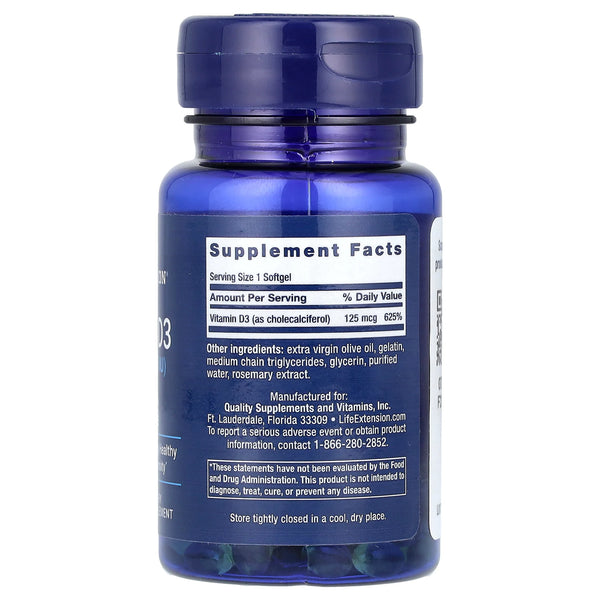 Vitamin D3, 5000IU - 60 softgels