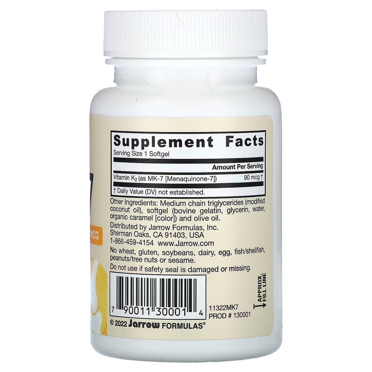 MK-7, 90mcg - 60 softgels