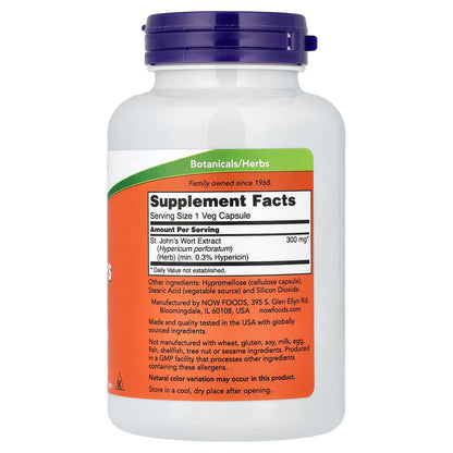 St. John's Wort, 300mg - 250 vcaps