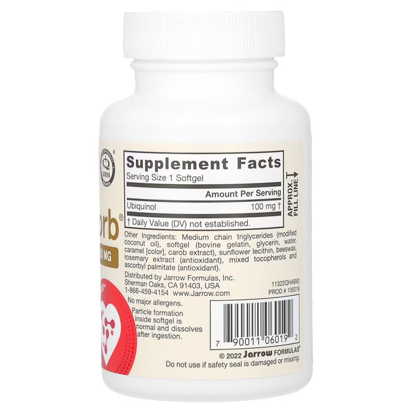 Ubiquinol QH-absorb, 100mg - 60 softgels