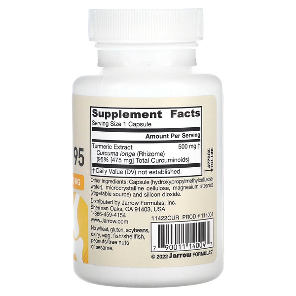 Curcumin 95, 500mg  - 60 vcaps