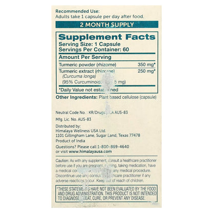 Turmeric 95 with Curcumin - 60 caps