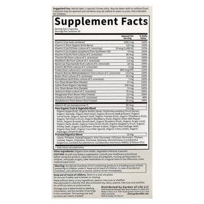 Vitamin Code Raw Prenatal - 180 vcaps