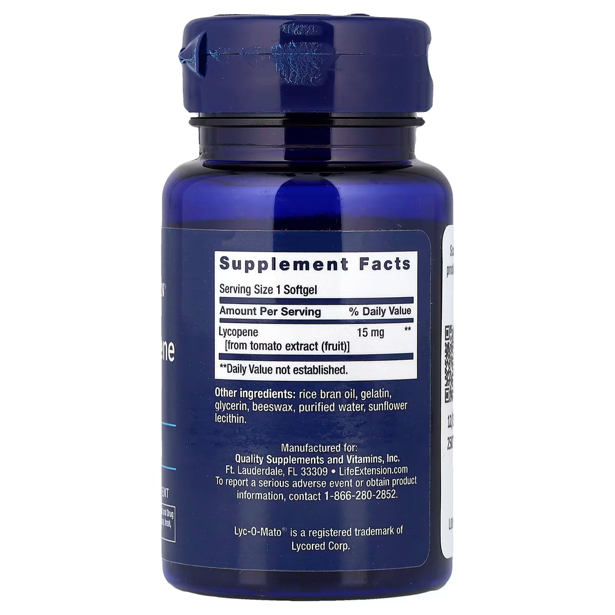 Méga Lycopène, 15 mg - 90 capsules molles