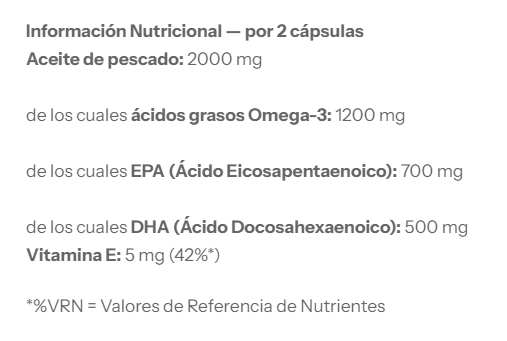 Omega 3 Fish Oil — 90 cápsulas blandas