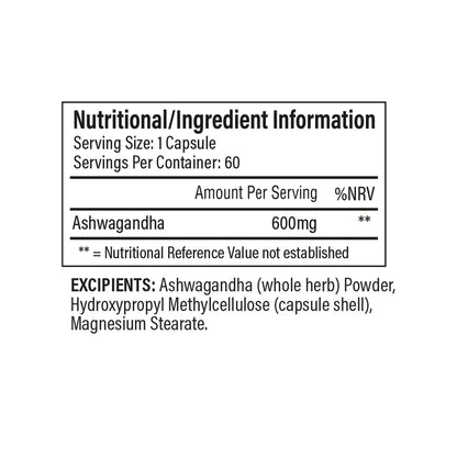Ashwagandha - 60 caps