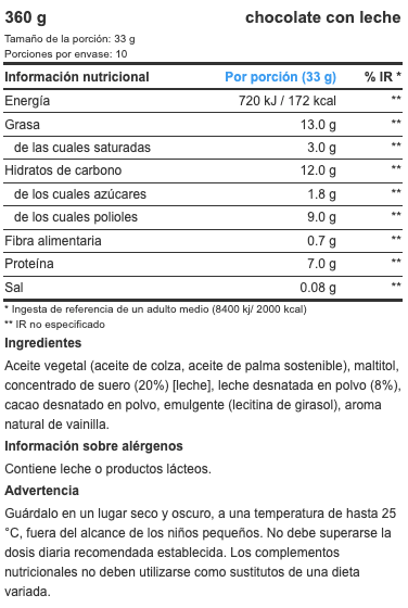 Protein Spread, Milk Chocolate - 360g