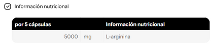 Premium L-Arginine — 100 cápsulas