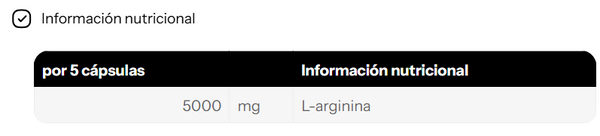 Premium L-Arginine — 100 cápsulas