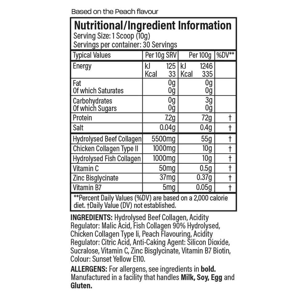 Collagen, Pineapple & Strawberry - 300g