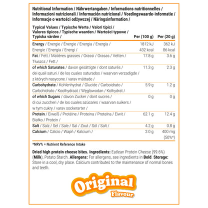 Crunchy Protein Cheese Bites - 10 x 20g