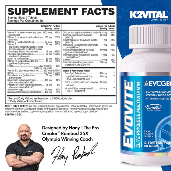 Evovite - 60 tablets