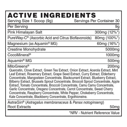 Naughty Boy Crea-Greens - Creatine + Greens 270g