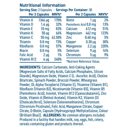 Solutions Greens Multivitamin - 60 caps