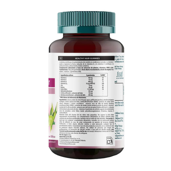 Healthy Hair Gummies · Fresa natural — 60 gominolas