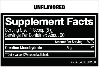 Creatine, Unflavored - 300g