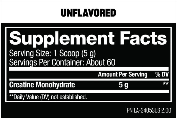 Creatine, Unflavored - 300g