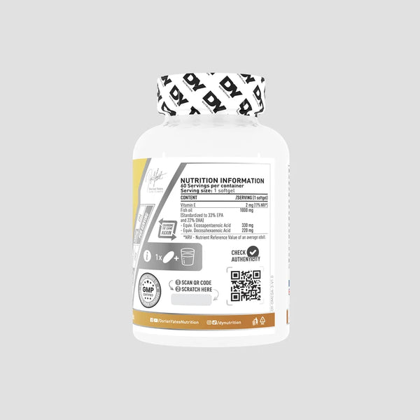 Omega 3 Fish Oil - 60 cápsulas blandas