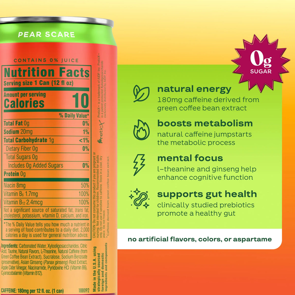 Bloom Sparkling Energy - 12 x 250ml.