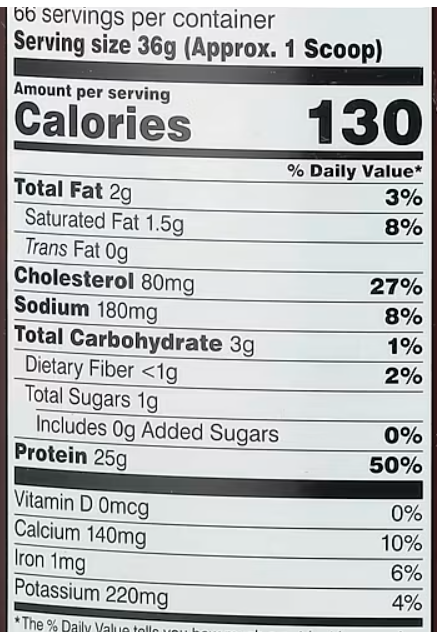 C4 Whey Protein - 1610g
