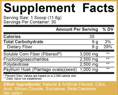 Fiber - Core Series, Citrus Mango - 348g