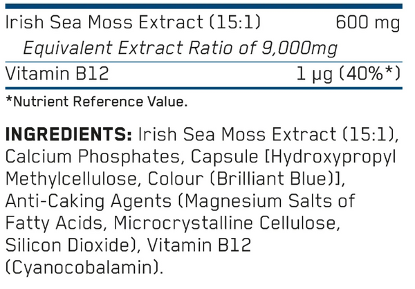Sea Moss & Vitamin B12 - 120 caps