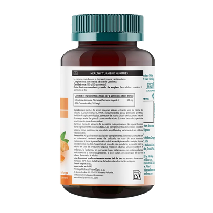 Turmeric Gummies, Natural Fruit - 60 gummies