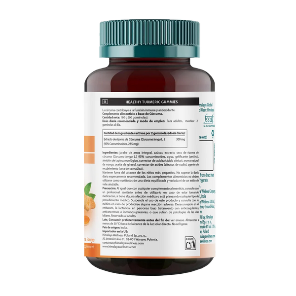 Turmeric Gummies, Natural Fruit - 60 gummies