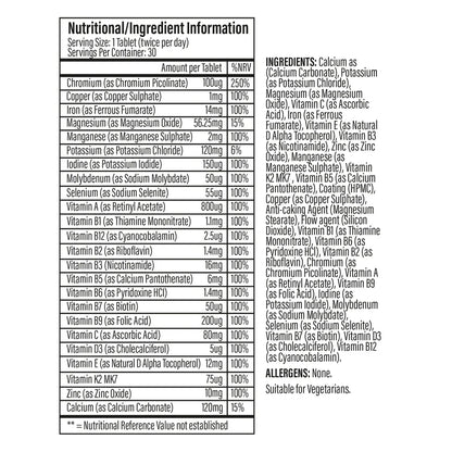 The One Multivitamin - 60 tablets