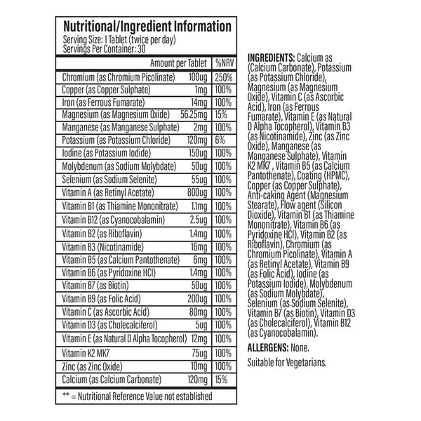 The One Multivitamin - 60 tablets