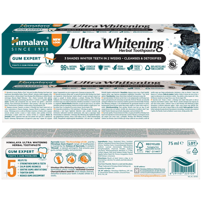Ultra Whitening Herbal Toothpaste - 75 ml.