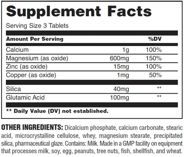 Cal Mag Zinc — 100 comprimidos