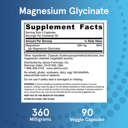 Magnesium Glycinate - 90 vcaps