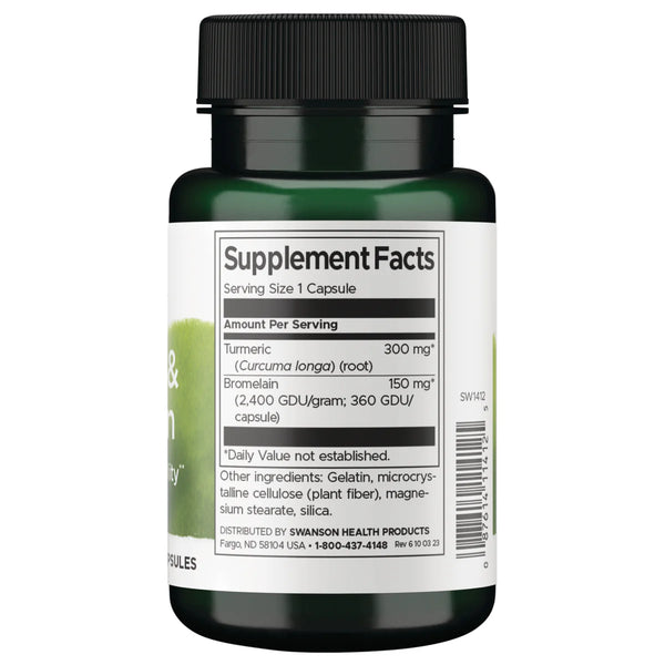 Turmeric & Bromelain - 60 caps