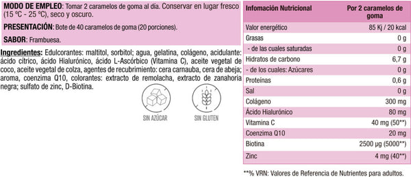 Beauty · Raspberry — 40 gominolas