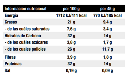 Joe's Core Bar · Chocolate blanco y coco — 12 × 45 g