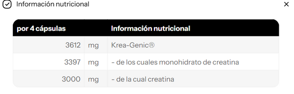 Maximum Krea-Genic · cápsulas — 200 cápsulas