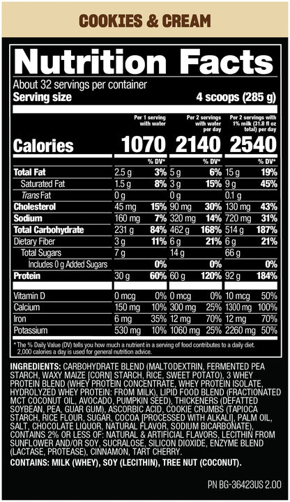 Mutant Mass Extreme 2500 - 2720g