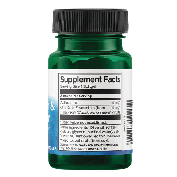 Astaxanthin & Zeaxanthin - 60 softgels