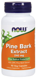 Pine Bark Extract, 240mg — 90 cápsulas vegetales