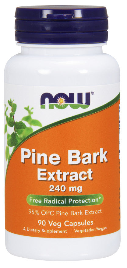 Pine Bark Extract, 240mg — 90 cápsulas vegetales